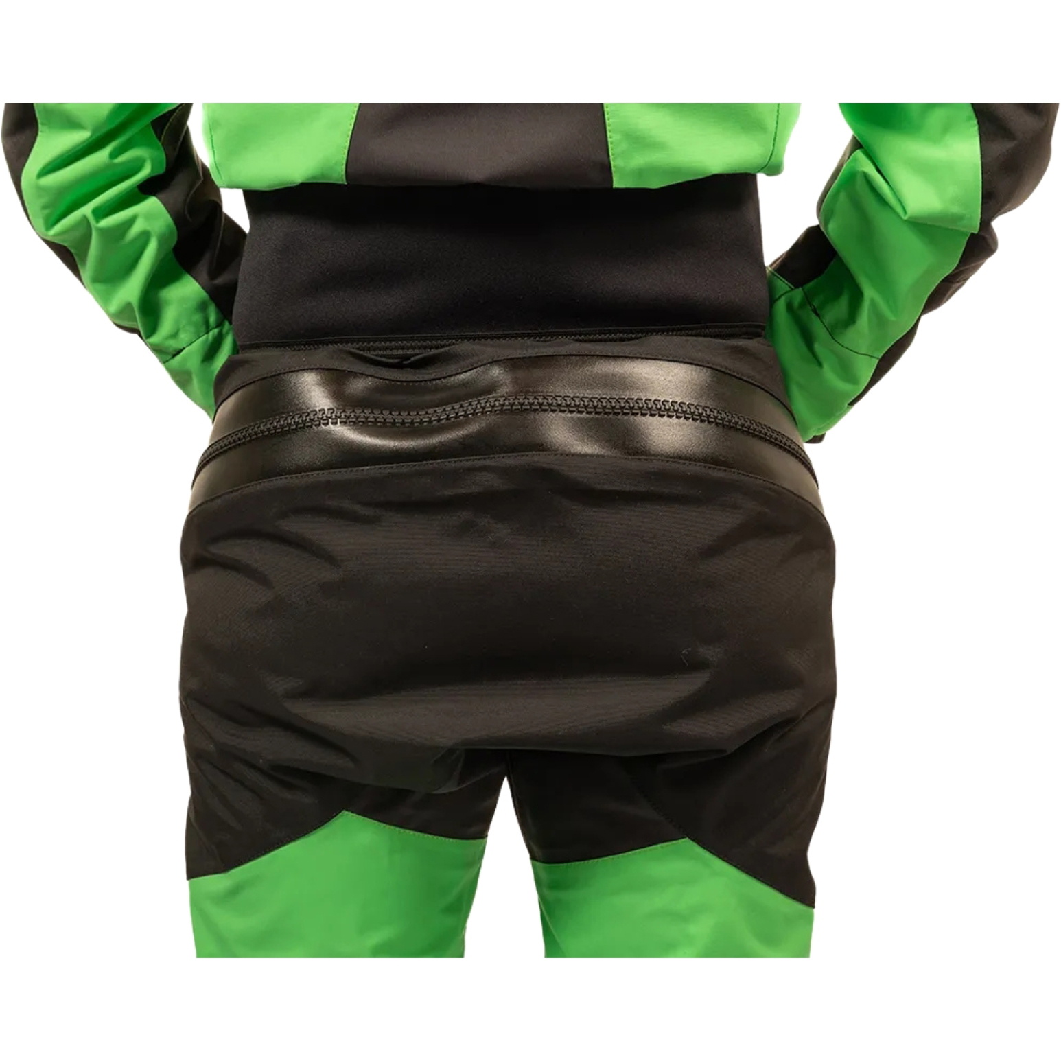 2026 Nookie Womens Fusion Latex Drysuit DR60 - Black / Grøn
